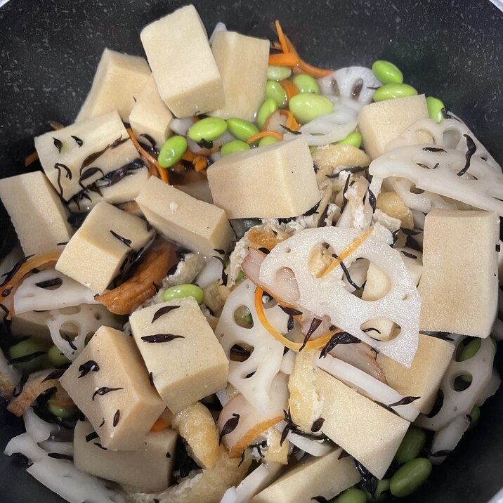 高野豆腐煮